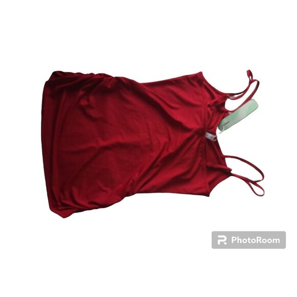 Dressfo, polyester strap blouse, red, for women, Size S, NWT - Picture 9 of 10